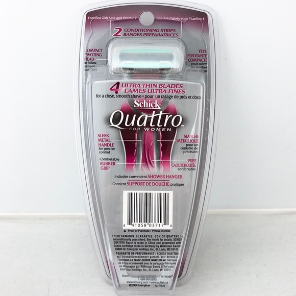Schick Quattro For Women Razor with 2 Cartridges - Picture 2 of 5